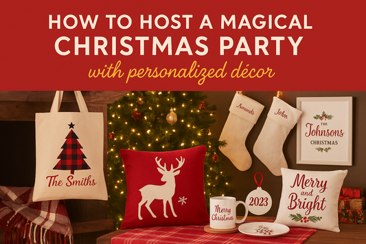christmast Party with Personalized Décor