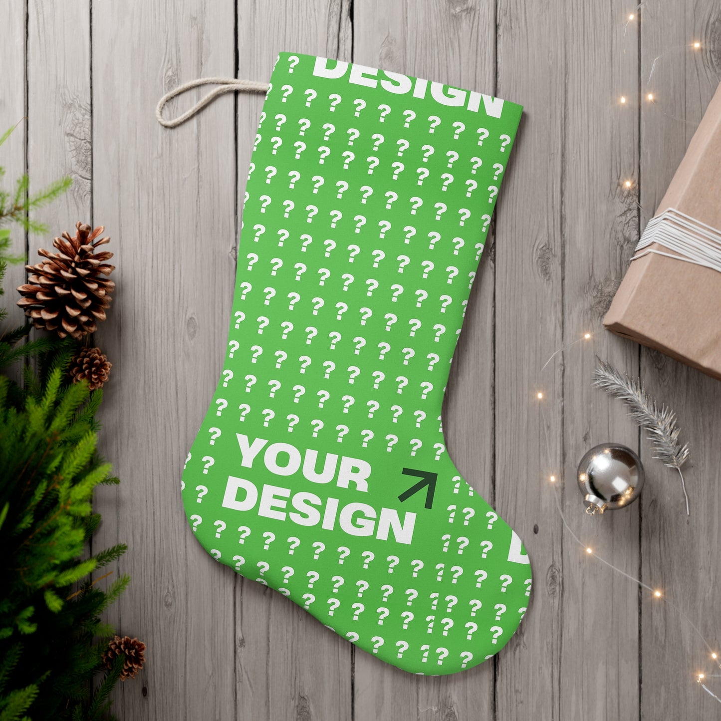 Personalized Christmas Stocking, Custom Holiday Decoration, Festive Home Decor, Unique Gift for Family, Customizable Santa Stocking
