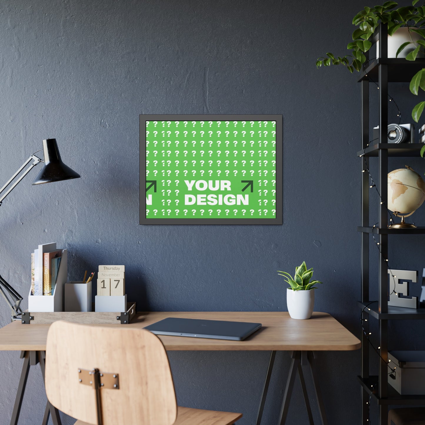 Custom Framed Paper Posters – Personalized Wall Art, Unique Home Decor, Gifts for Him/Her, Customized Artwork, Modern Interior Design