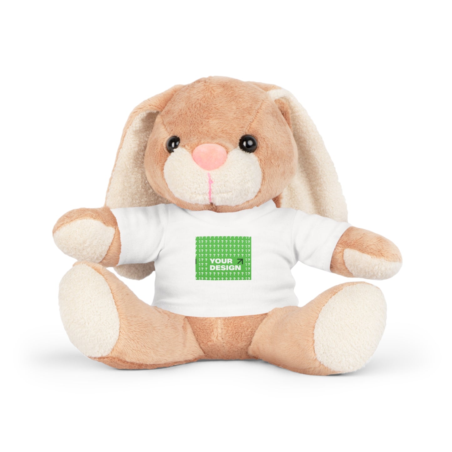 Personalized Plush Teddy Bear with Custom T-Shirt, Cuddly Companion, Gift for Kids, Nursery Decor, Birthday Present