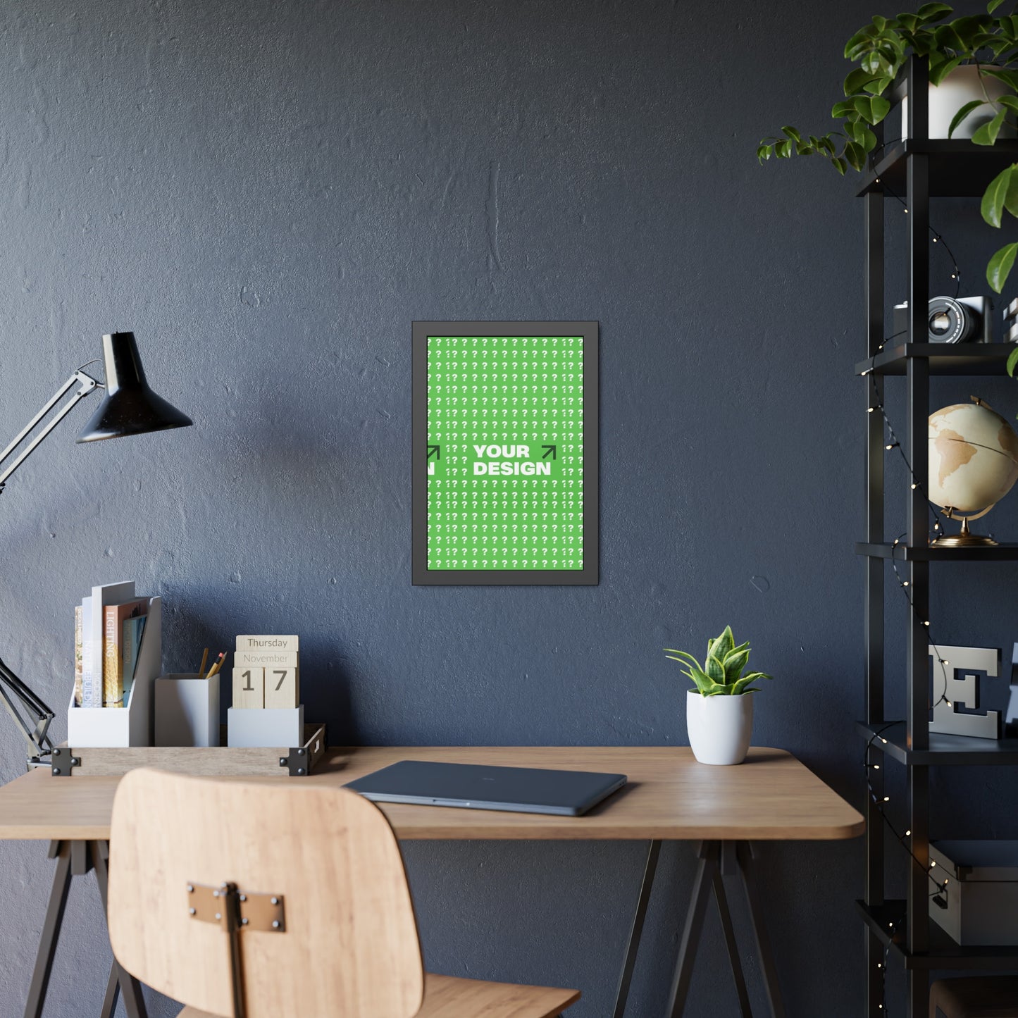 Custom Framed Paper Posters – Personalized Wall Art, Unique Home Decor, Gifts for Him/Her, Customized Artwork, Modern Interior Design