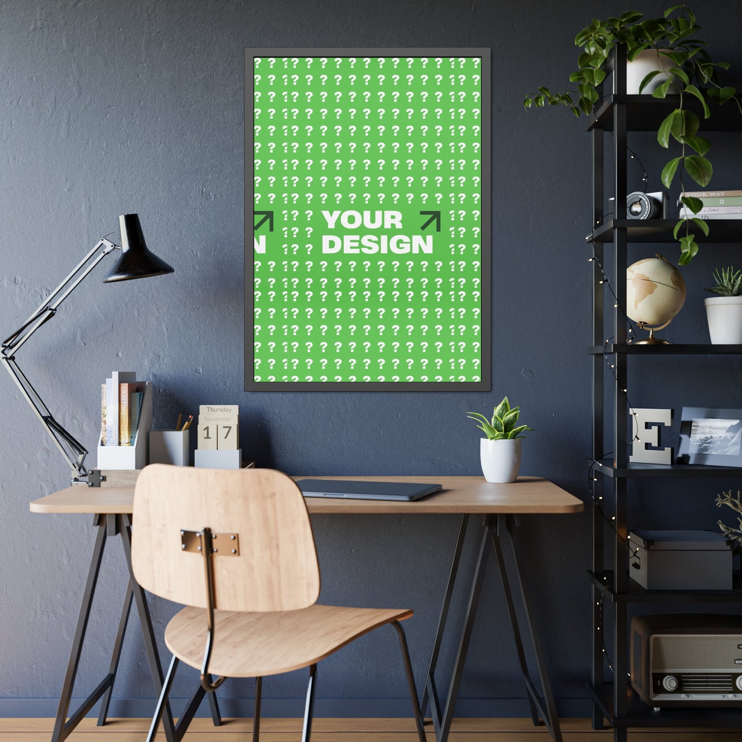Custom Framed Paper Posters – Personalized Wall Art, Unique Home Decor, Gifts for Him/Her, Customized Artwork, Modern Interior Design