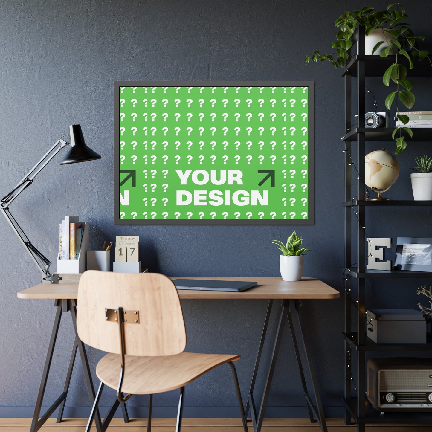 Custom Framed Paper Posters – Personalized Wall Art, Unique Home Decor, Gifts for Him/Her, Customized Artwork, Modern Interior Design