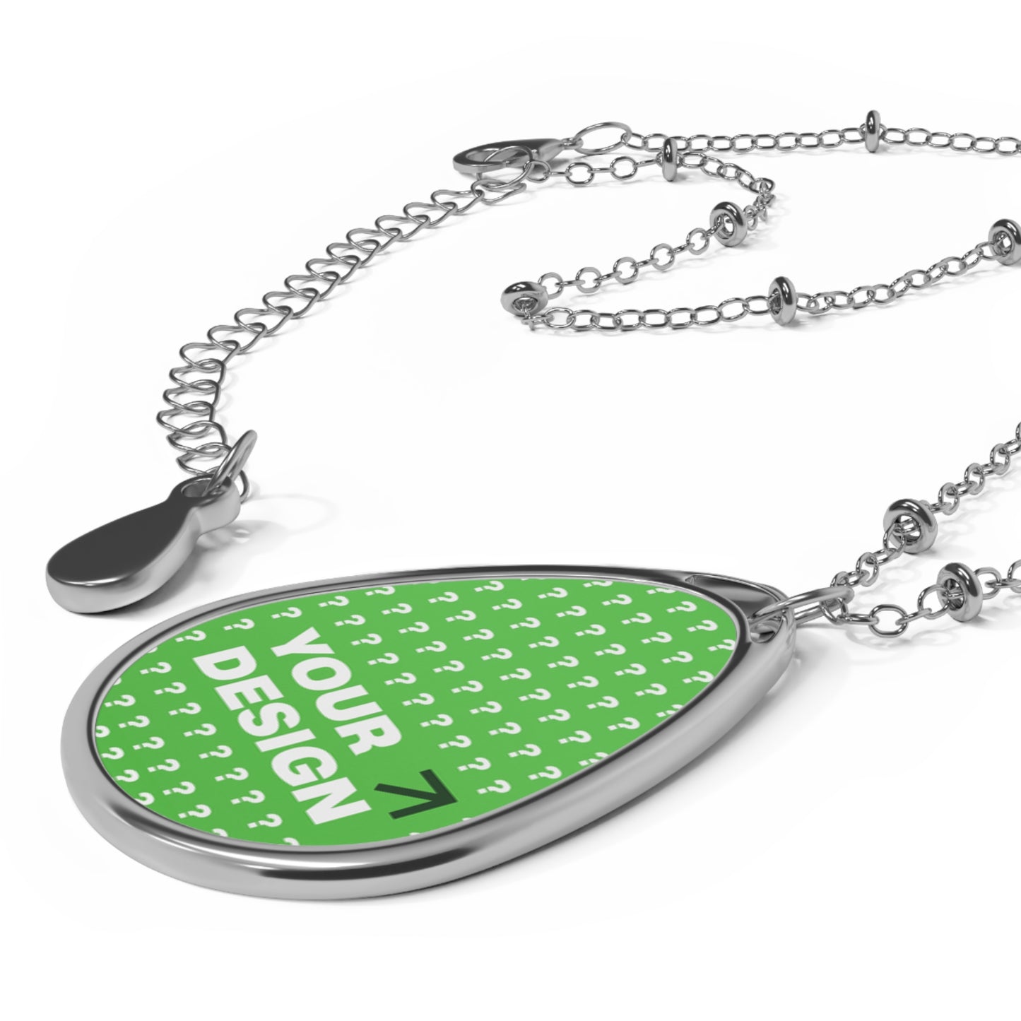 Customizable Oval Necklace for Meaningful Moments, Personalized Jewelry, Thoughtful Gift, Special Occasion Accessory, Trendy Statement Piece