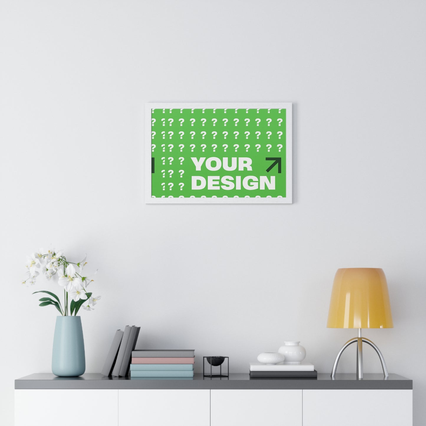 Personalized Horizontal Framed Poster – Custom Wall Art Gift for Home & Office | HolidayCustomGifts