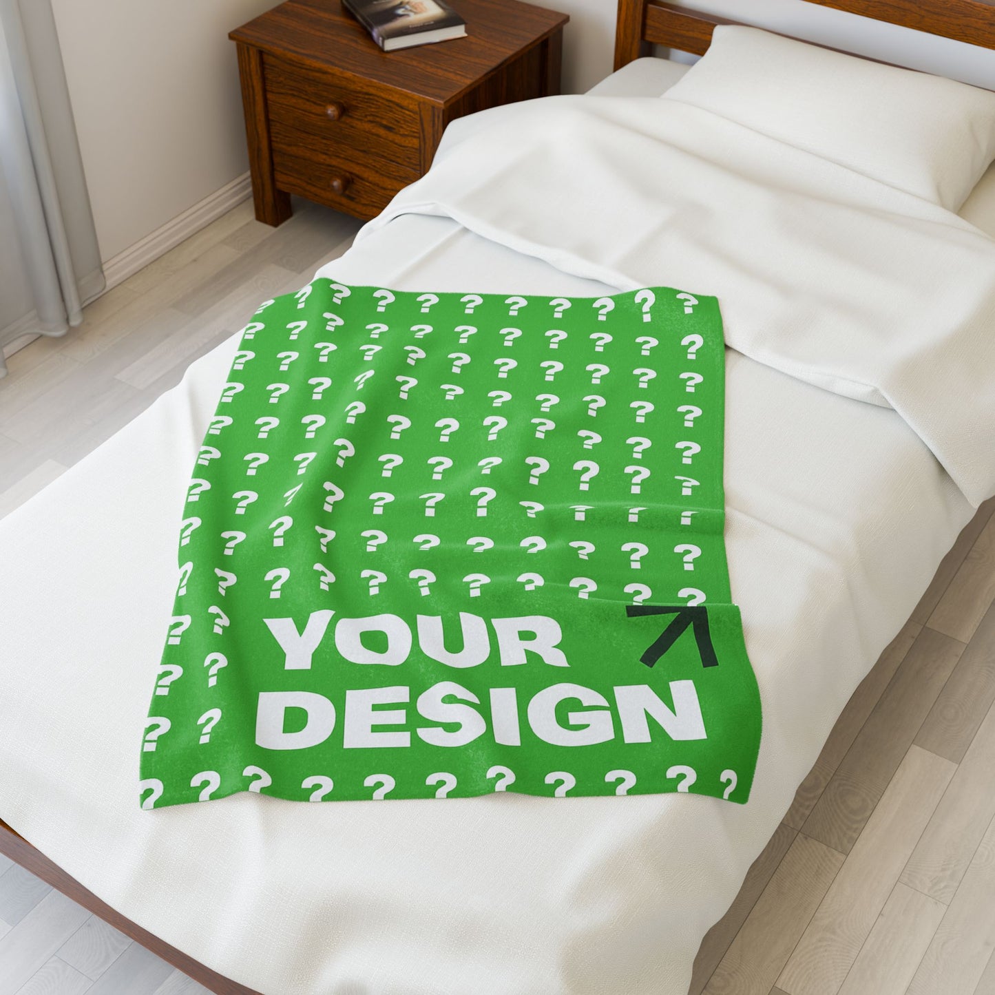 Cozy Custom Velveteen Plush Blanket, Personalized Throw Blanket, Warm Home Decor, Gift for Holidays, Couch Comfort