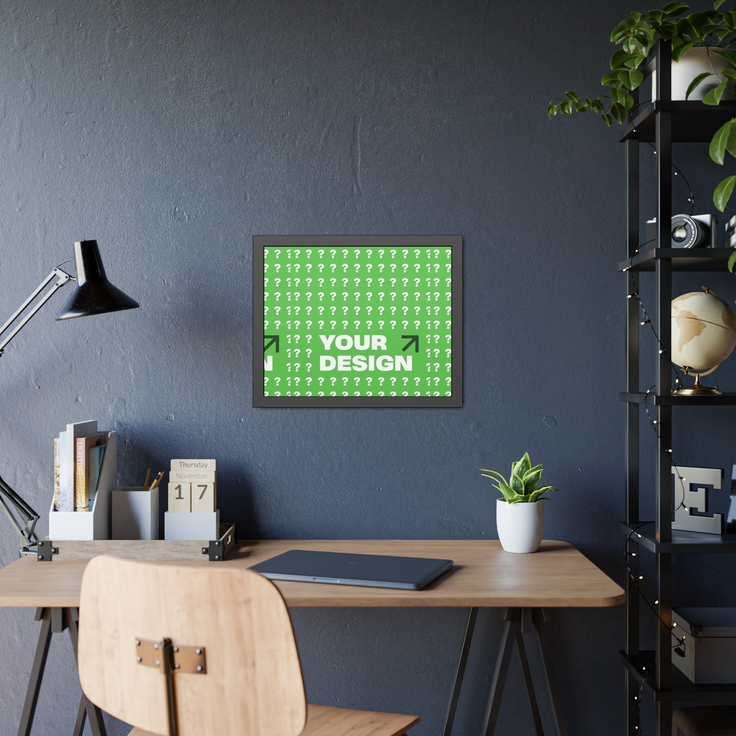 Custom Framed Paper Posters – Personalized Wall Art, Unique Home Decor, Gifts for Him/Her, Customized Artwork, Modern Interior Design