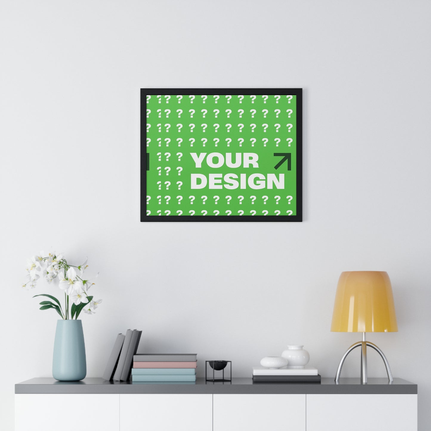 Personalized Horizontal Framed Poster – Custom Wall Art Gift for Home & Office | HolidayCustomGifts
