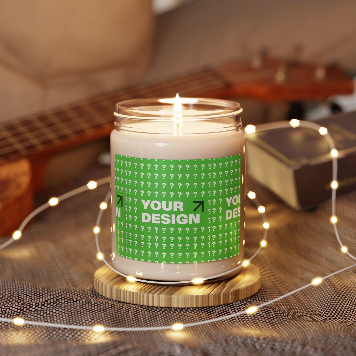 Custom Scented Soy Candle - Eco-Friendly Home Décor, Relaxation Gift, Aromatherapy, Personalized Gifts, Party Favors
