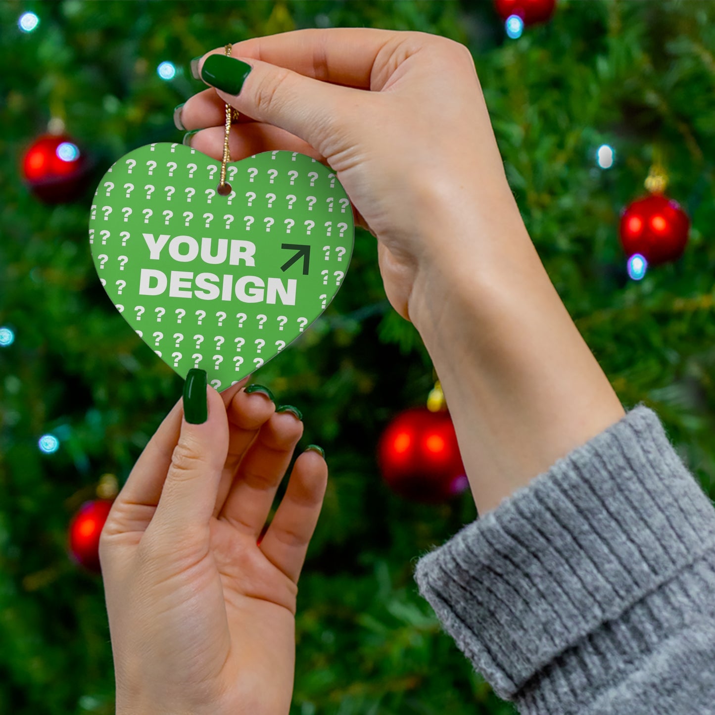 Customizable Ceramic Ornaments, Holiday Decor, Personalized Gifts, Unique Decorations, Tree Hangings, Festive Keepsakes