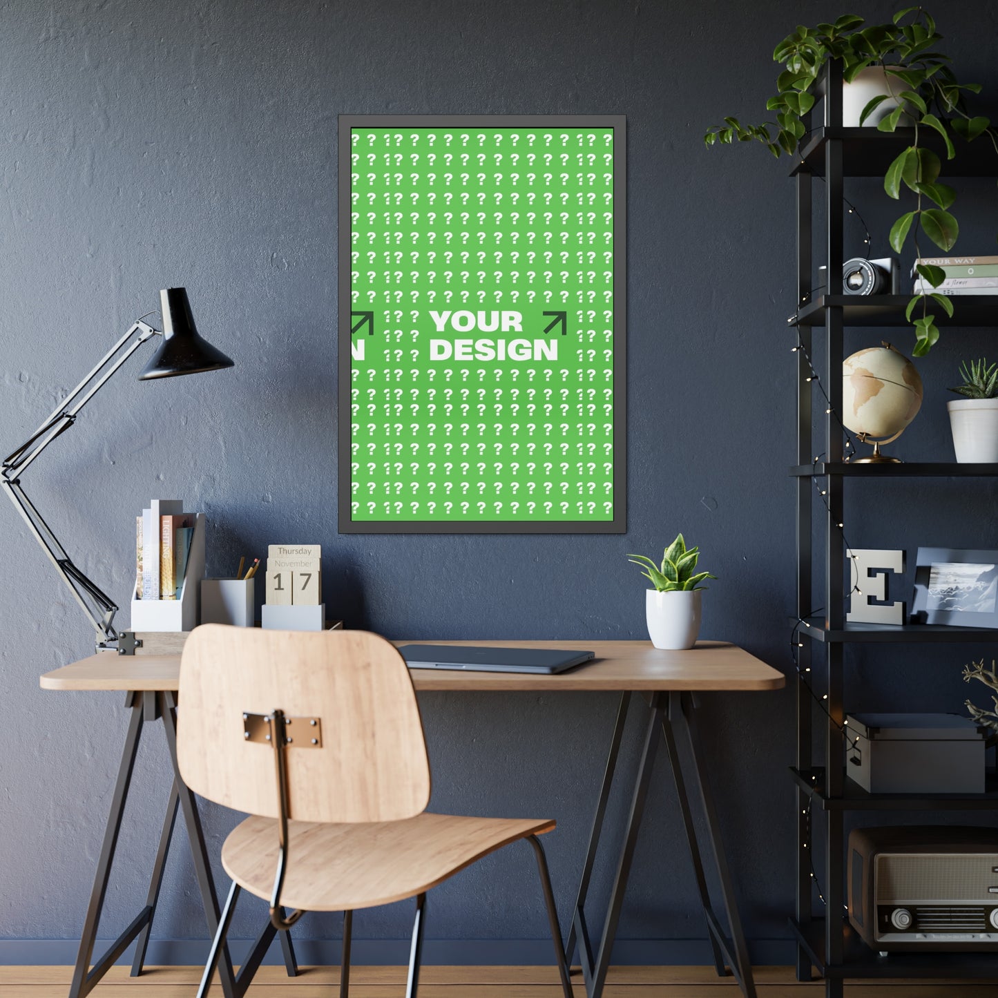 Custom Framed Paper Posters – Personalized Wall Art, Unique Home Decor, Gifts for Him/Her, Customized Artwork, Modern Interior Design
