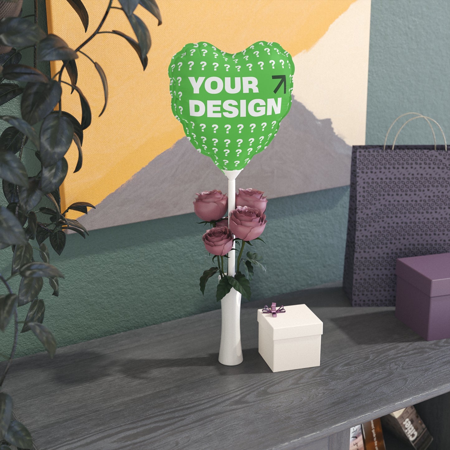 Personalized Heart-Shaped Balloons, Perfect for Birthdays, Weddings, Parties, Anniversaries, and Events