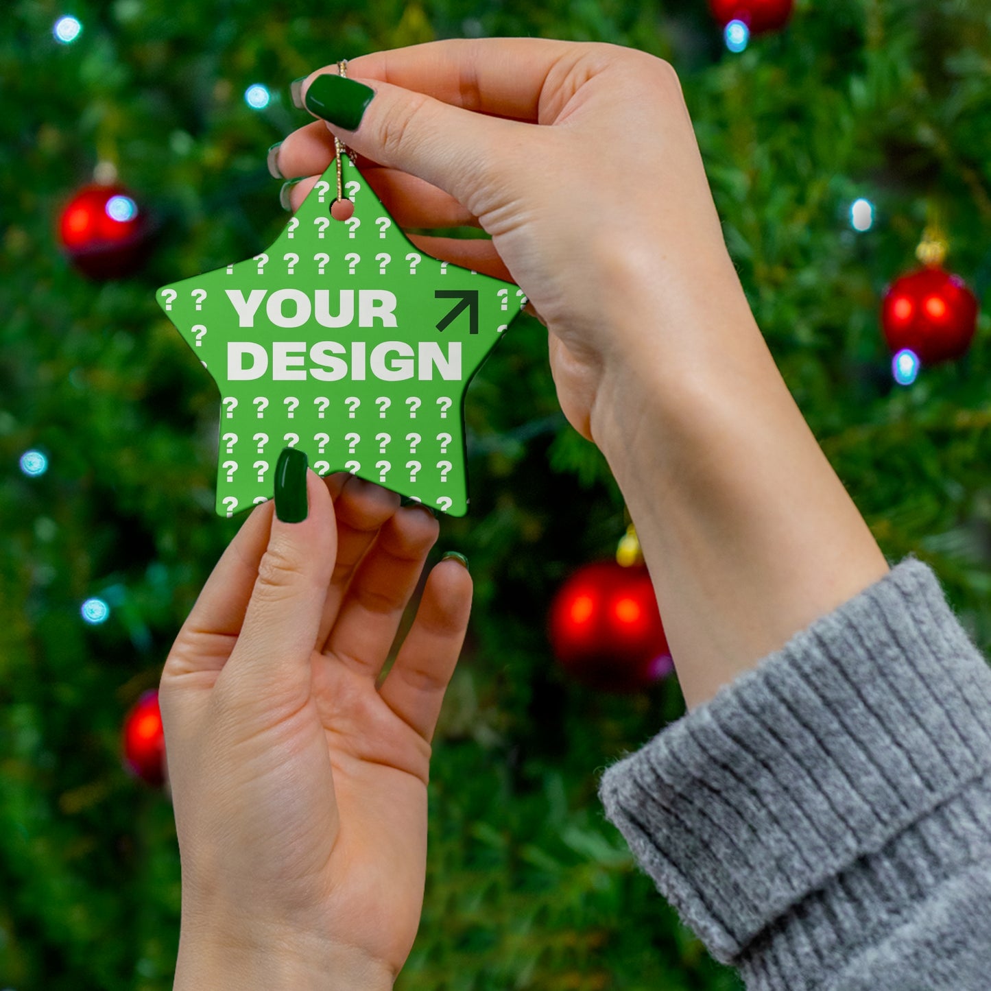 Customizable Ceramic Ornaments, Holiday Decor, Personalized Gifts, Unique Decorations, Tree Hangings, Festive Keepsakes