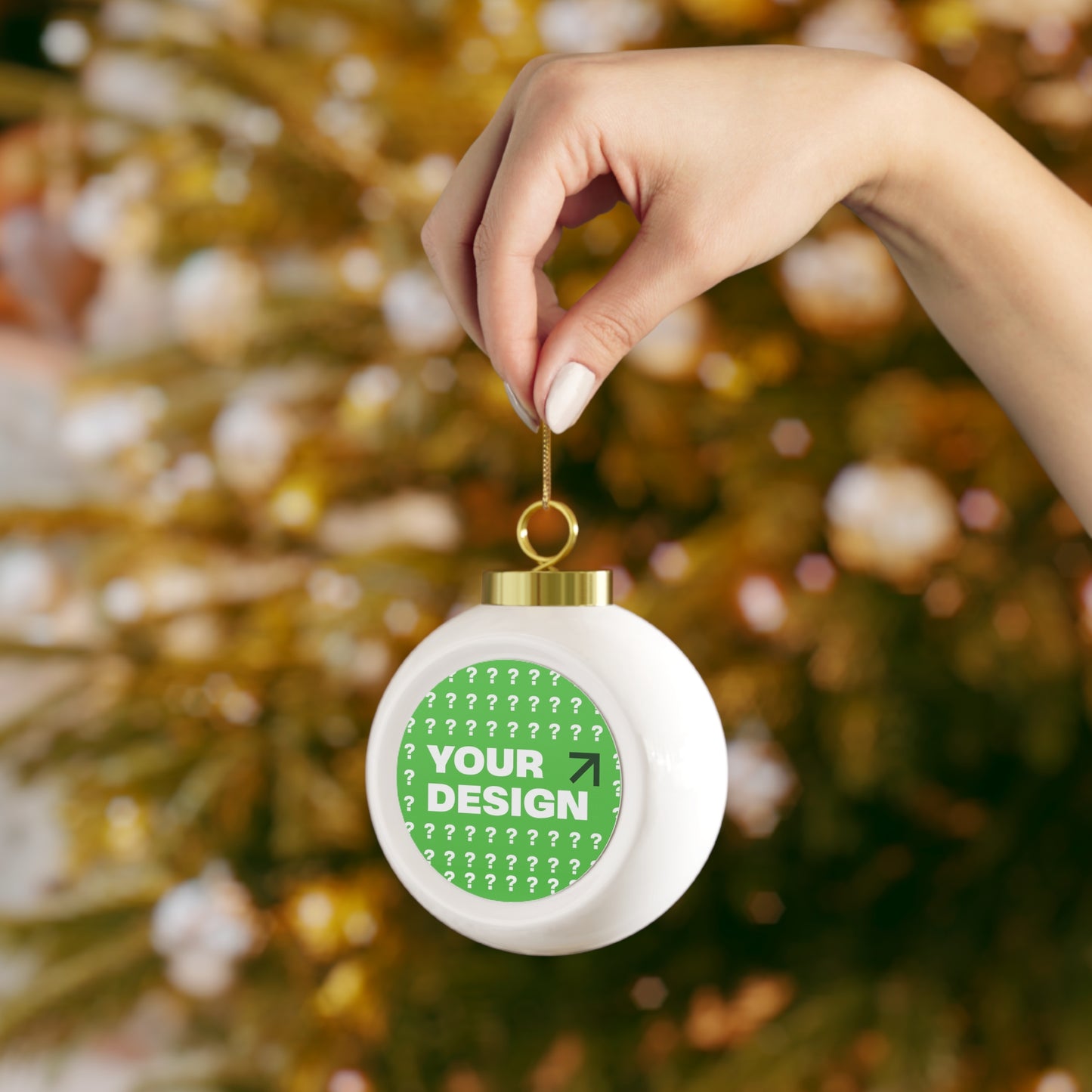 Customizable Christmas Ball Ornament, Holiday Decoration, Personalized Gift, Tree Ornament, Festive Keepsake