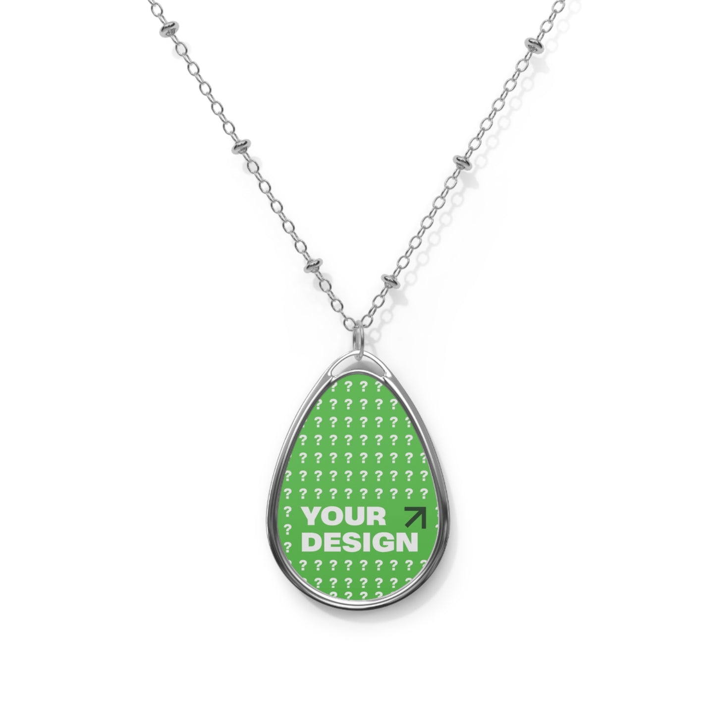 Customizable Oval Necklace for Meaningful Moments, Personalized Jewelry, Thoughtful Gift, Special Occasion Accessory, Trendy Statement Piece