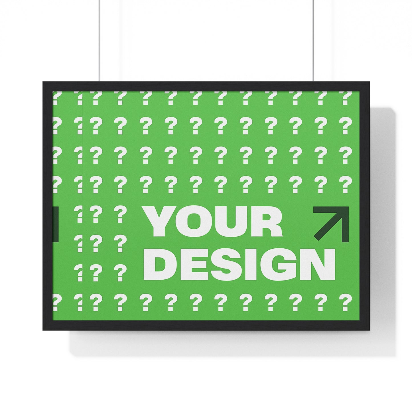 Personalized Horizontal Framed Poster – Custom Wall Art Gift for Home & Office | HolidayCustomGifts