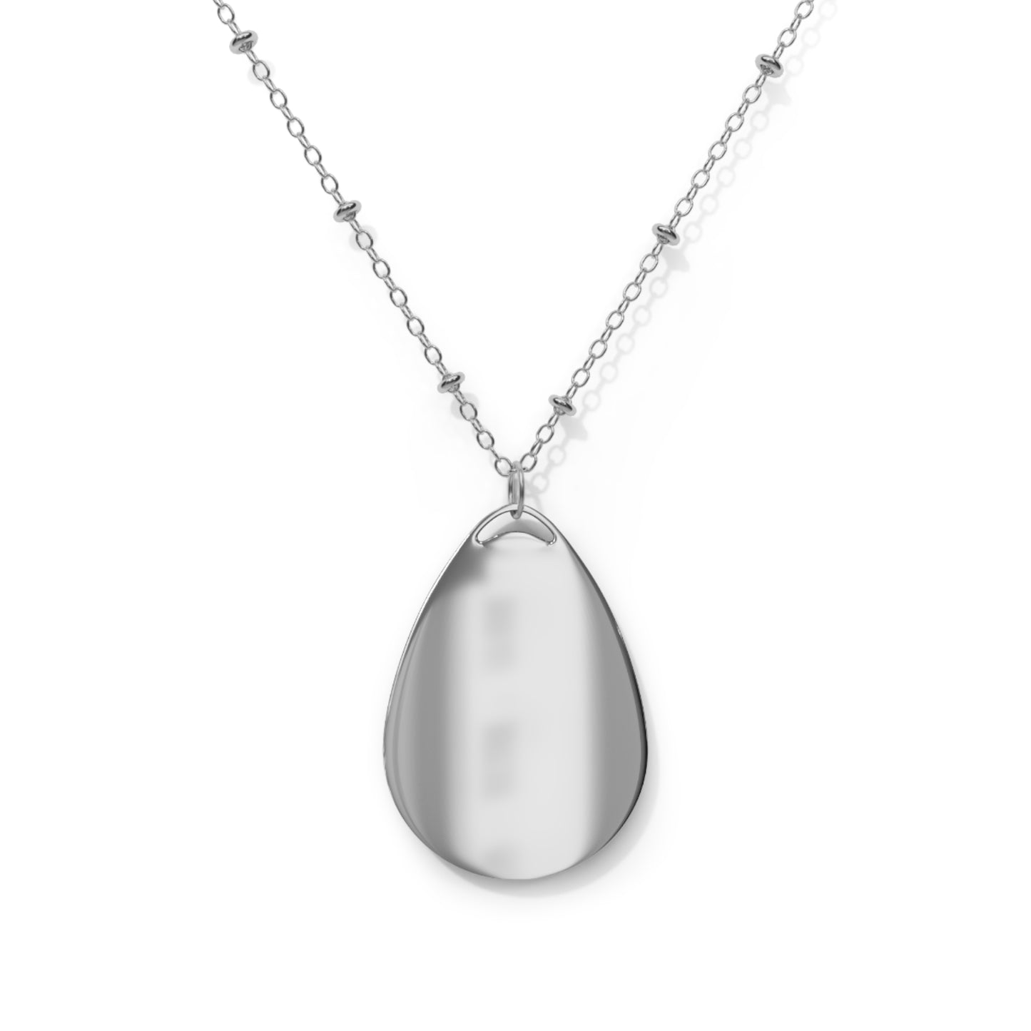 Customizable Oval Necklace for Meaningful Moments, Personalized Jewelry, Thoughtful Gift, Special Occasion Accessory, Trendy Statement Piece