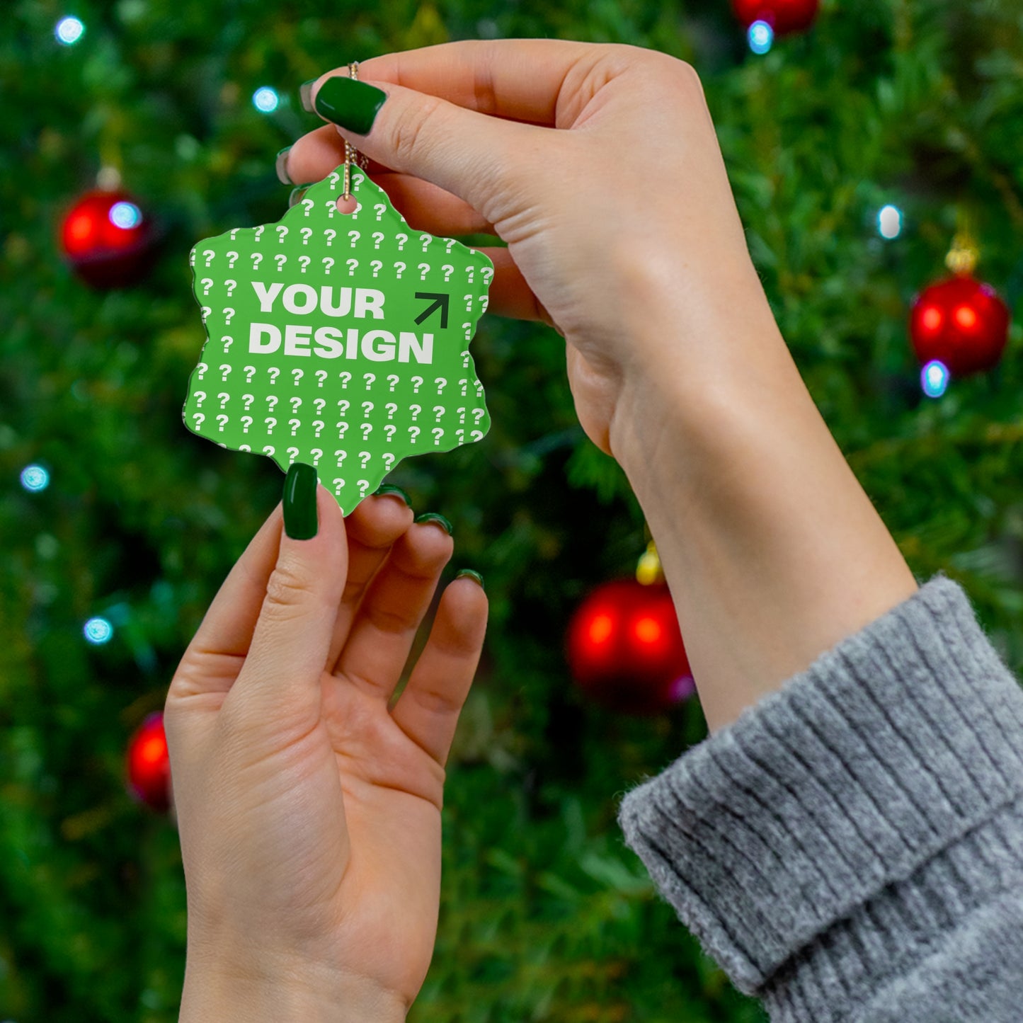 Customizable Ceramic Ornaments, Holiday Decor, Personalized Gifts, Unique Decorations, Tree Hangings, Festive Keepsakes