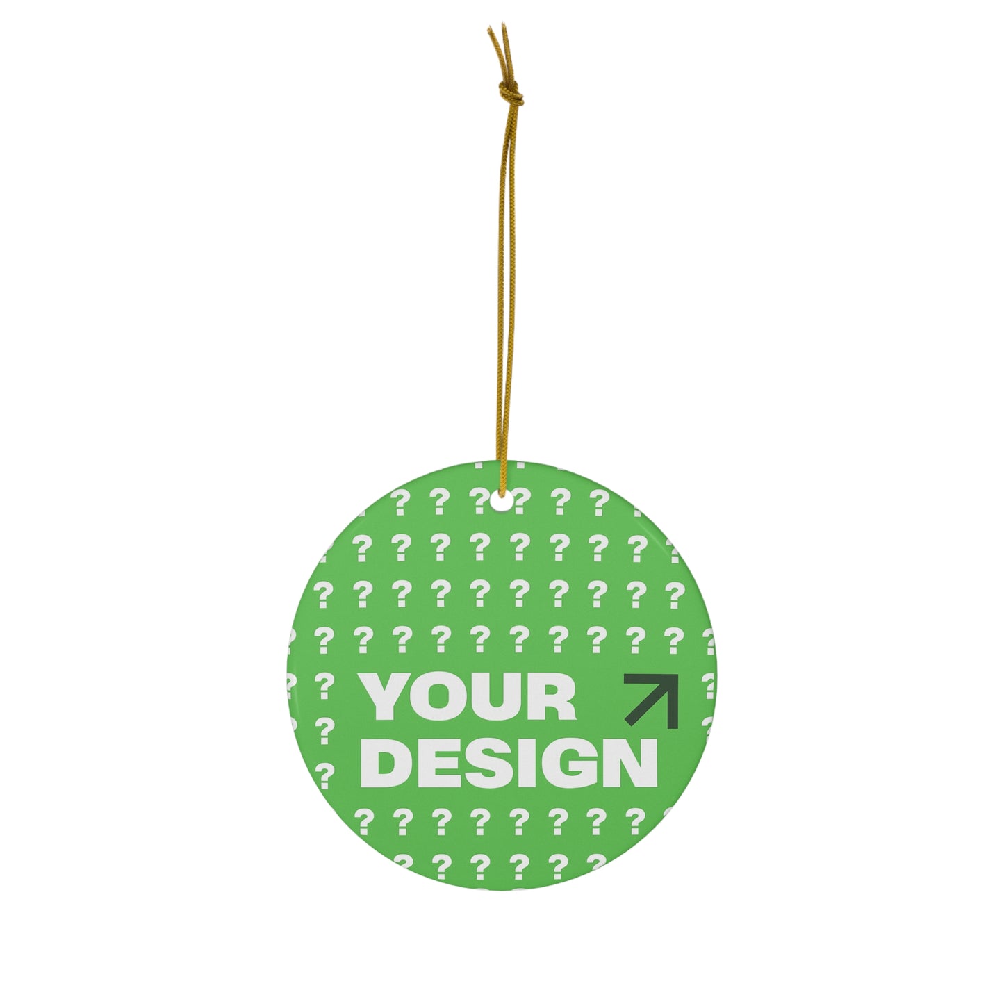 Customizable Ceramic Ornament - Unique Holiday Décor, Personalized Gift, Tree Decoration, Home Holiday Decoration, DIY Christmas Ornament