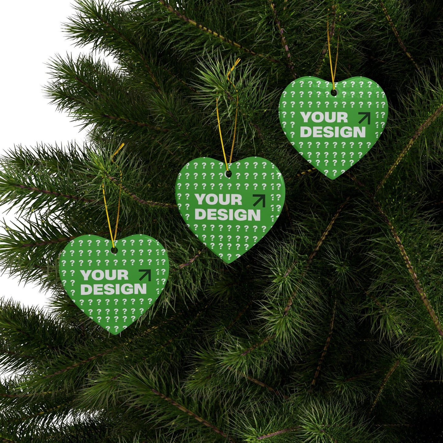 Personalized Ceramic Ornaments - Customizable Two-Sided Decor, Holiday Gifts, Family Keepsakes, Unique Christmas Decor, Custom Ornaments