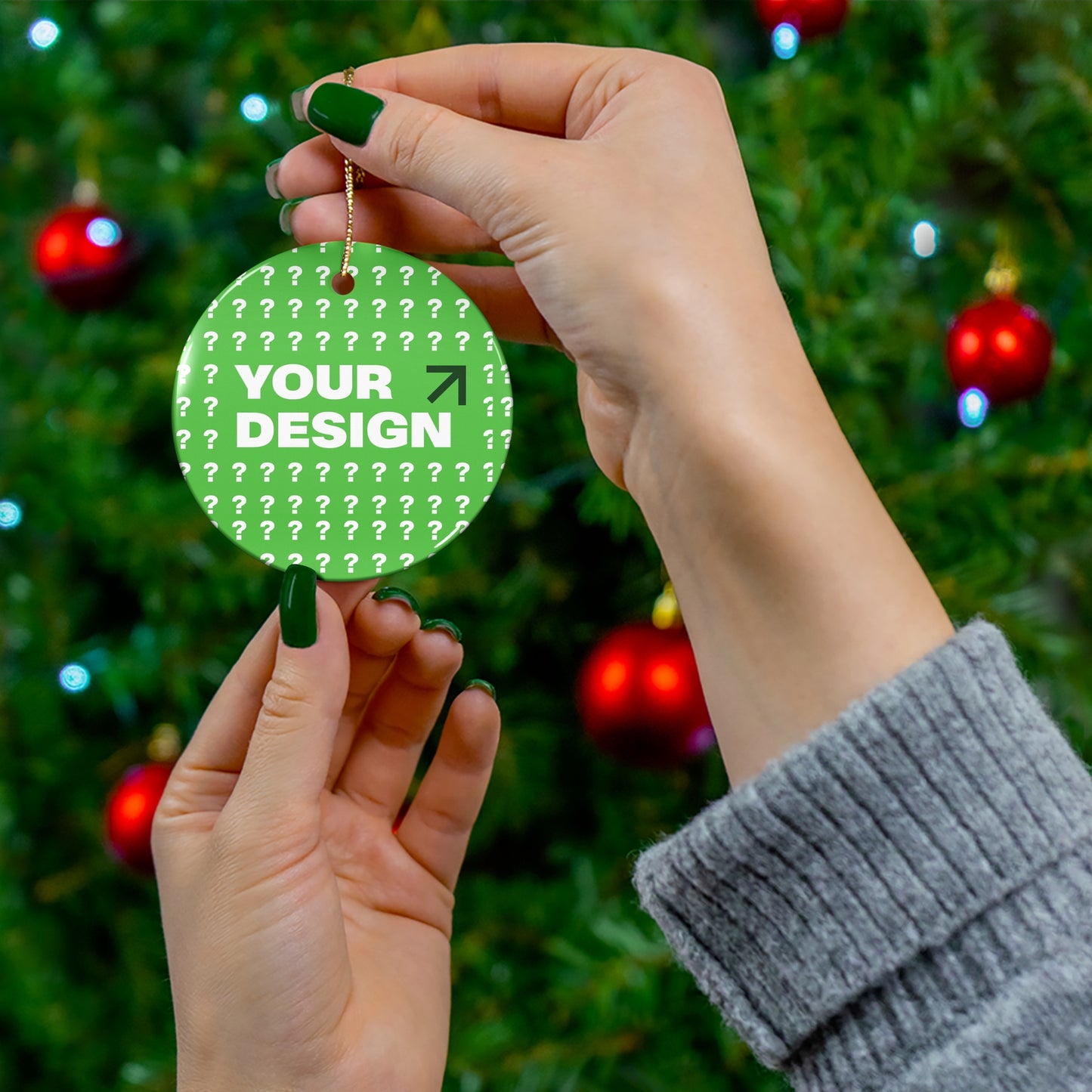 Customizable Ceramic Ornaments, Holiday Decor, Personalized Gifts, Unique Decorations, Tree Hangings, Festive Keepsakes