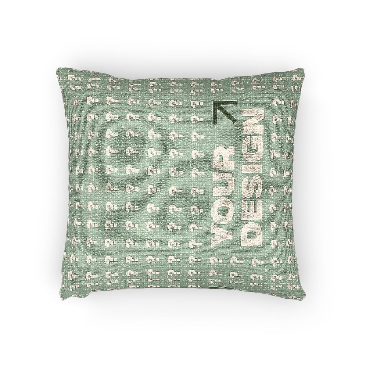 Custom Woven Pillow - Personalized Home Decor, Eco-Friendly Cushion, Great for Gifts, Housewarming, Unique Accent Pillow