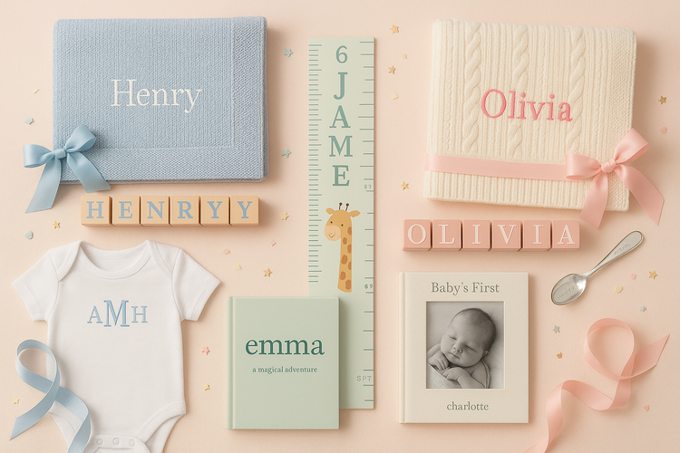 Baby Showers &amp; New Baby personalized Gifts