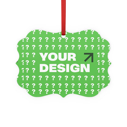 Custom Metal Ornament, Personalized Holiday Decor, Unique Gift for Christmas, Special Occasions, Home Decoration