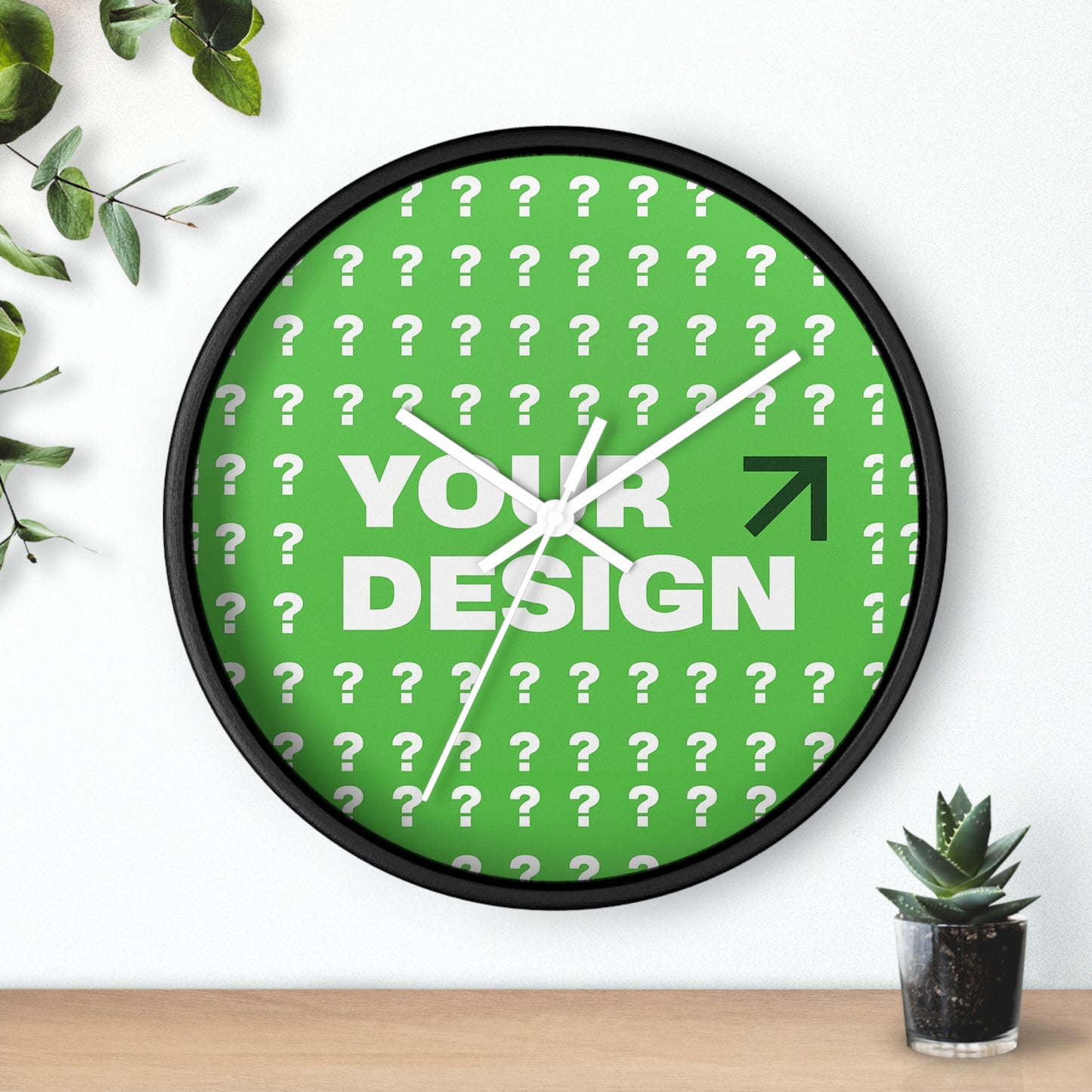 Customizable Modern Wall Clock for Home Decor, Unique Gift Idea, Stylish Timepiece, Personalized Clock, Home Accessories