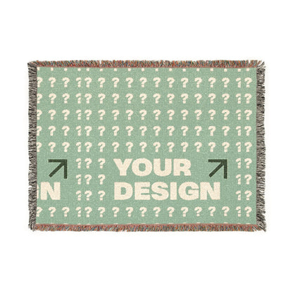 Customizable Woven Blanket - Cozy Home Decor, Personalized Gift, Soft Throw, Unique Home Accessory, Perfect for Any Occasion
