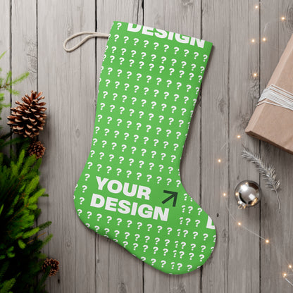 Personalized Christmas Stocking, Custom Holiday Decoration, Festive Home Decor, Unique Gift for Family, Customizable Santa Stocking