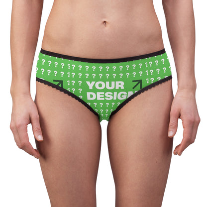 Customizable Women's Briefs, Fun Underwear, Personalize Your Panties, Unique Lingerie, Gift for Her