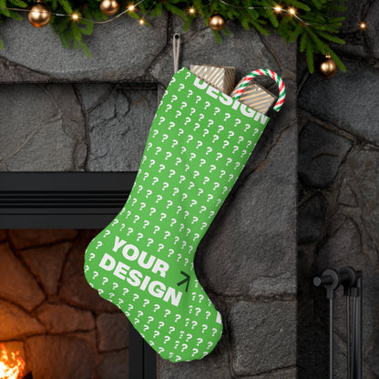 Personalized Christmas Stocking, Custom Holiday Decoration, Festive Home Decor, Unique Gift for Family, Customizable Santa Stocking