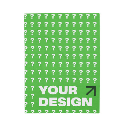 Cozy Custom Velveteen Plush Blanket, Personalized Throw Blanket, Warm Home Decor, Gift for Holidays, Couch Comfort