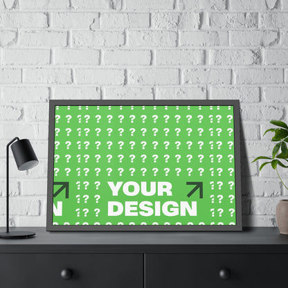 Custom Framed Paper Posters – Personalized Wall Art, Unique Home Decor, Gifts for Him/Her, Customized Artwork, Modern Interior Design