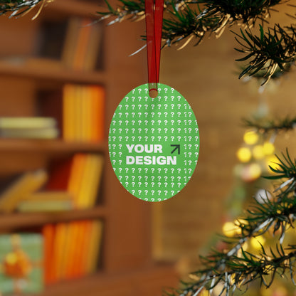 Custom Bell Ornaments for Personalized Celebrations, Holiday Decor, Unique Gifts, Personalized Ornaments, DIY Ornaments, Green Bell Design