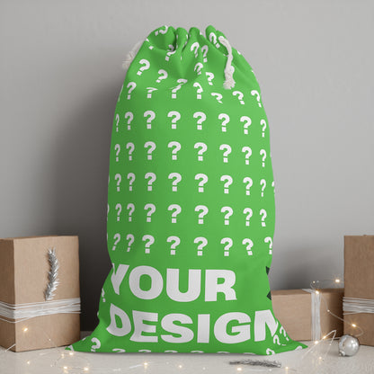 Custom Drawstring Sack - Personalized Gift Bag, Gym Bag, Beach Tote, Travel Pouch, Eco-Friendly Storage