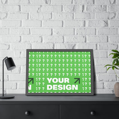 Custom Framed Paper Posters – Personalized Wall Art, Unique Home Decor, Gifts for Him/Her, Customized Artwork, Modern Interior Design