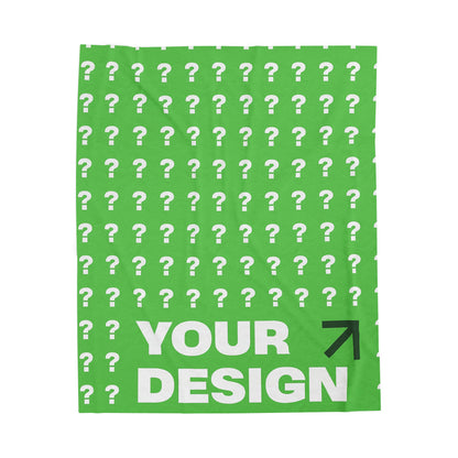 Cozy Custom Velveteen Plush Blanket, Personalized Throw Blanket, Warm Home Decor, Gift for Holidays, Couch Comfort