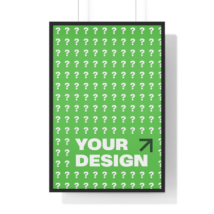 Customizable Vertical Framed Poster, Personalized Wall Art, Home Decor, Unique Gift, Office Inspiration, Creative Decor