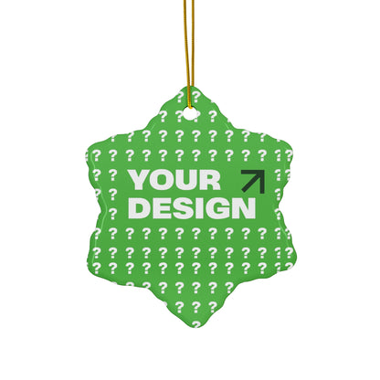 Customizable Ceramic Ornaments, Holiday Decor, Personalized Gifts, Unique Decorations, Tree Hangings, Festive Keepsakes