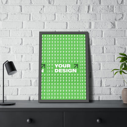 Custom Framed Paper Posters – Personalized Wall Art, Unique Home Decor, Gifts for Him/Her, Customized Artwork, Modern Interior Design