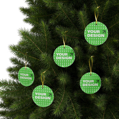 Customizable Glass Ornaments, Personalized Holiday Decor, Unique Gift Idea, Christmas Tree Ornaments, DIY Home Decoration