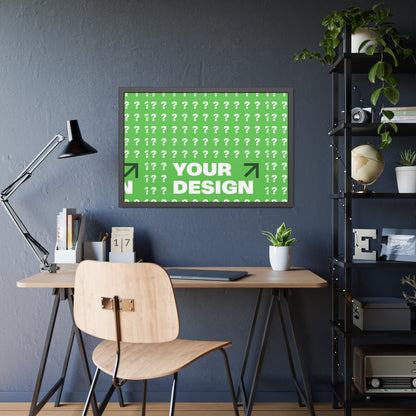 Custom Framed Paper Posters – Personalized Wall Art, Unique Home Decor, Gifts for Him/Her, Customized Artwork, Modern Interior Design