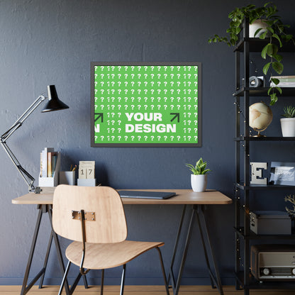 Custom Framed Paper Posters – Personalized Wall Art, Unique Home Decor, Gifts for Him/Her, Customized Artwork, Modern Interior Design