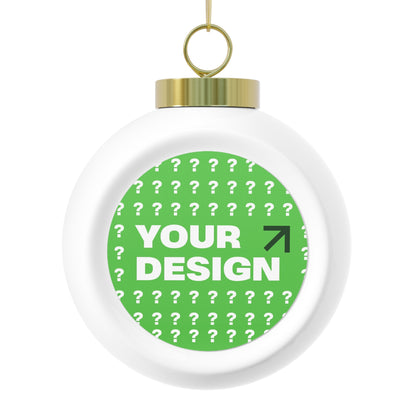 Customizable Christmas Ball Ornament, Holiday Decoration, Personalized Gift, Tree Ornament, Festive Keepsake