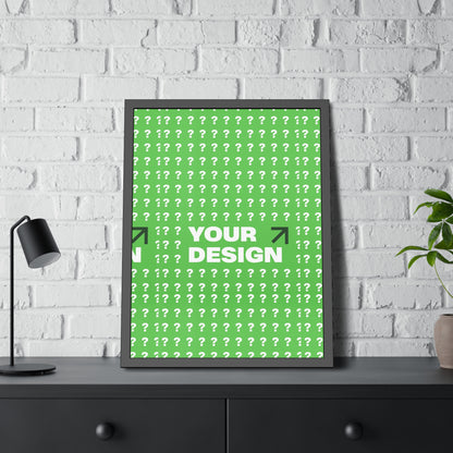 Custom Framed Paper Posters – Personalized Wall Art, Unique Home Decor, Gifts for Him/Her, Customized Artwork, Modern Interior Design