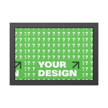 Custom Framed Paper Posters – Personalized Wall Art, Unique Home Decor, Gifts for Him/Her, Customized Artwork, Modern Interior Design