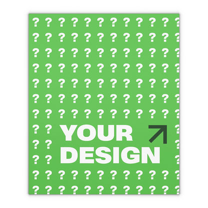 Customizable Gift Wrapping Paper Sheets - Fun Green Design, Personal Touch for Any Occasion, Birthday, Wedding, Holiday, Celebration