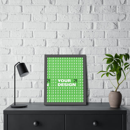 Custom Framed Paper Posters – Personalized Wall Art, Unique Home Decor, Gifts for Him/Her, Customized Artwork, Modern Interior Design